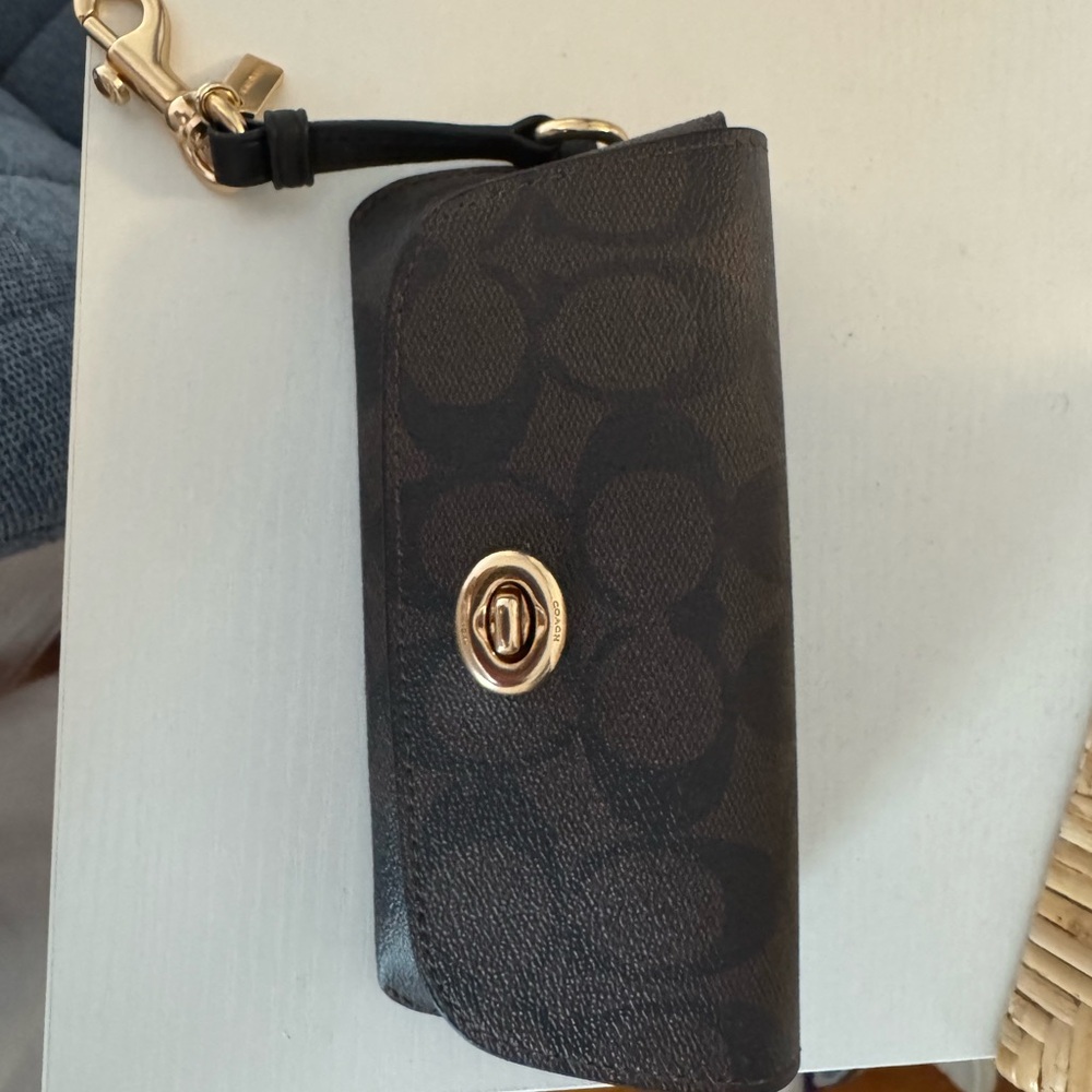 Coach Brown Sunglasses Holder